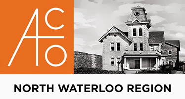 aco logo and picture of old house